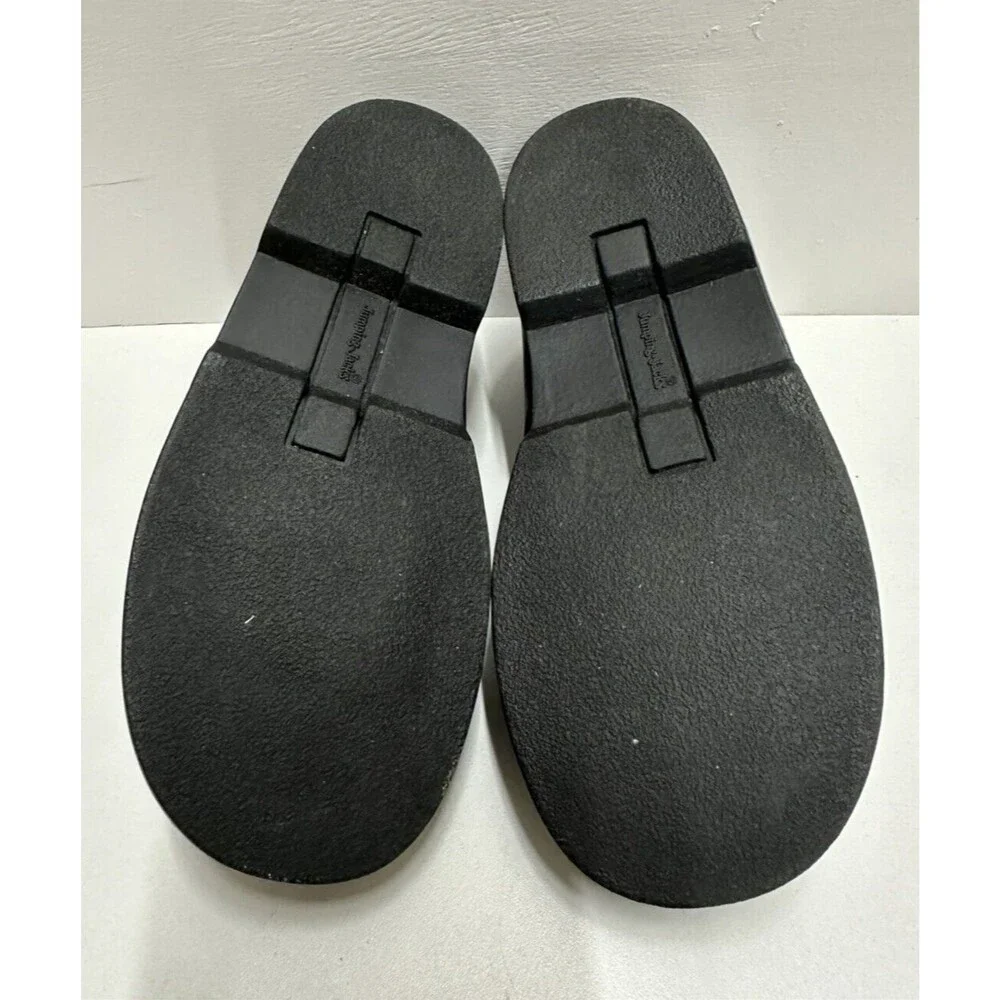 Jumping Jacks boys toddler size 9.5M dress lace up black leather shoes